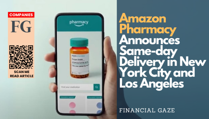 Amazon Pharmacy Announces Same-day Delivery in New York City and Los Angeles