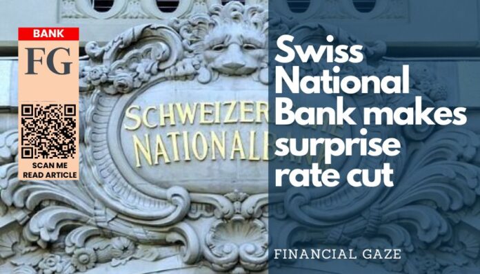 Swiss National Bank makes surprise rate cut