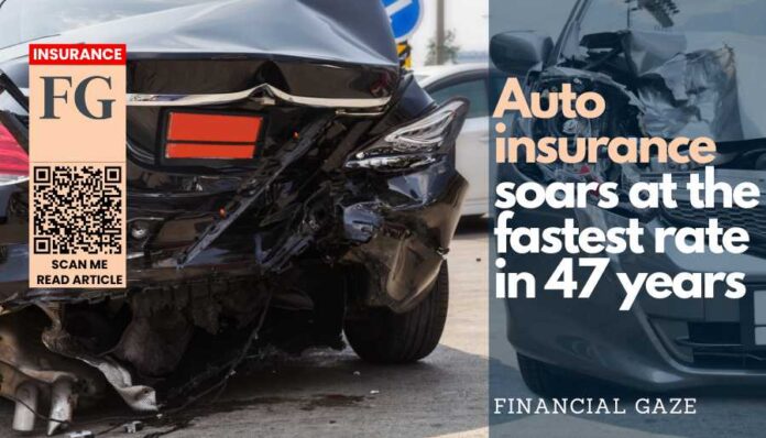 Auto insurance soars at the fastest rate in 47 years